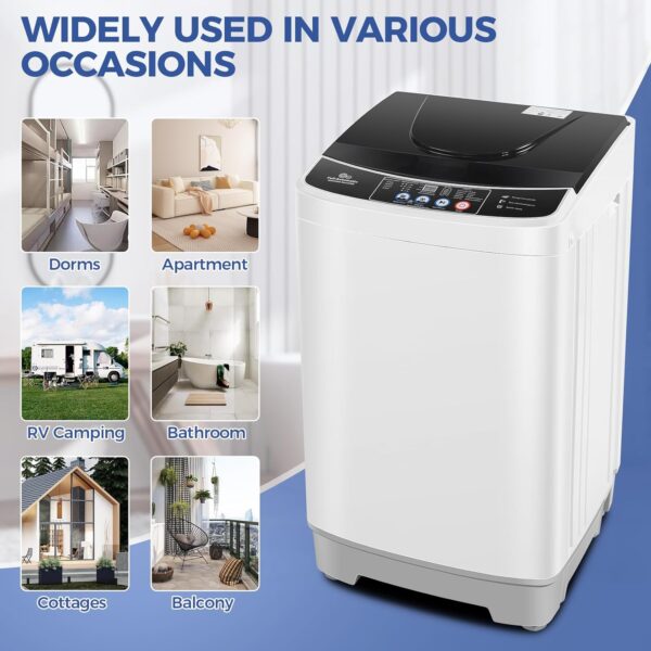 20Lbs Portable Washing Machine with Drain Pump - Image 4